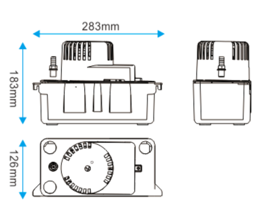 Помпа DM-CUBE накопительная 2,3л, 300л/ч (4,5м) Помпа DM-CUBE накопительная 2,3л, 300л/ч (4,5м)