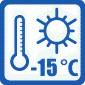 Низкотемпературный обогрев –15°C