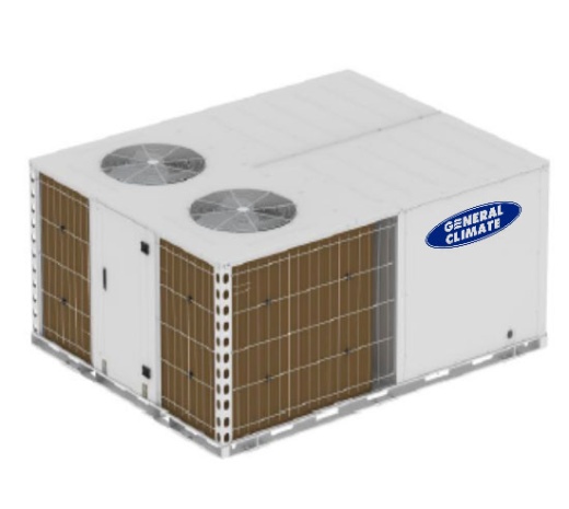Крышный кондиционер General Climate GART-G100HW (100kW, тепловой насос, ESP=125Pa)