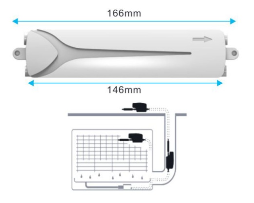 Помпа DM-LITE проточная 20л/ч (15м)
